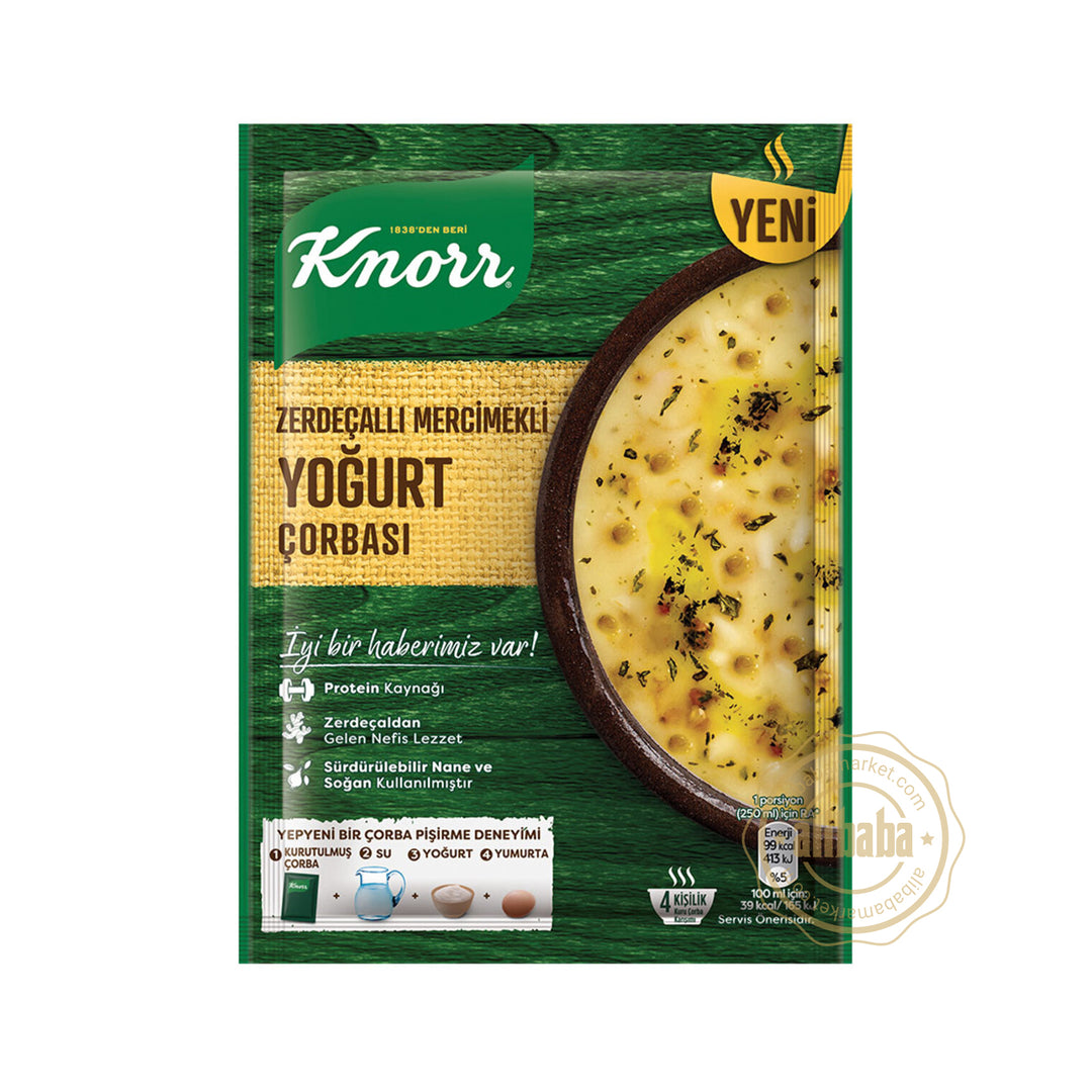 KNORR ZERDECALLI MERCIMEKLI YOGURT CORBASI 98GR