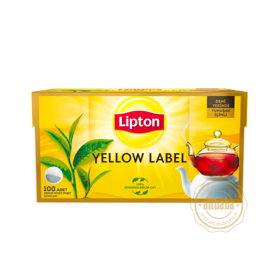 LIPTON YELLOW LABEL TEA POT BAG 100PCS