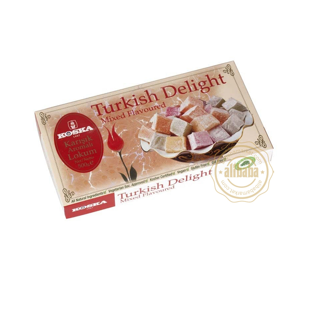 KOSKA MIXED PALACE TURKISH DELIGHT (COCONUT COVERED) 500GR