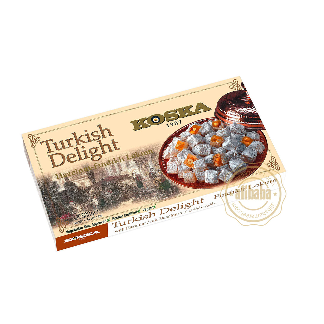 KOSKA TURKISH DELIGHT HAZELNUT 500GR