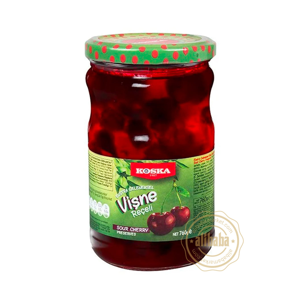 KOSKA JAM SOUR CHERRY PRESERVES 760GR - Altin Grocery Jam Koska