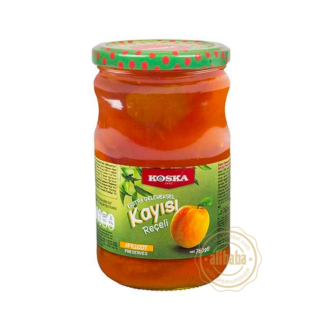 KOSKA JAM APRICOT PRESERVES 760GR - Altin Grocery Jam Koska