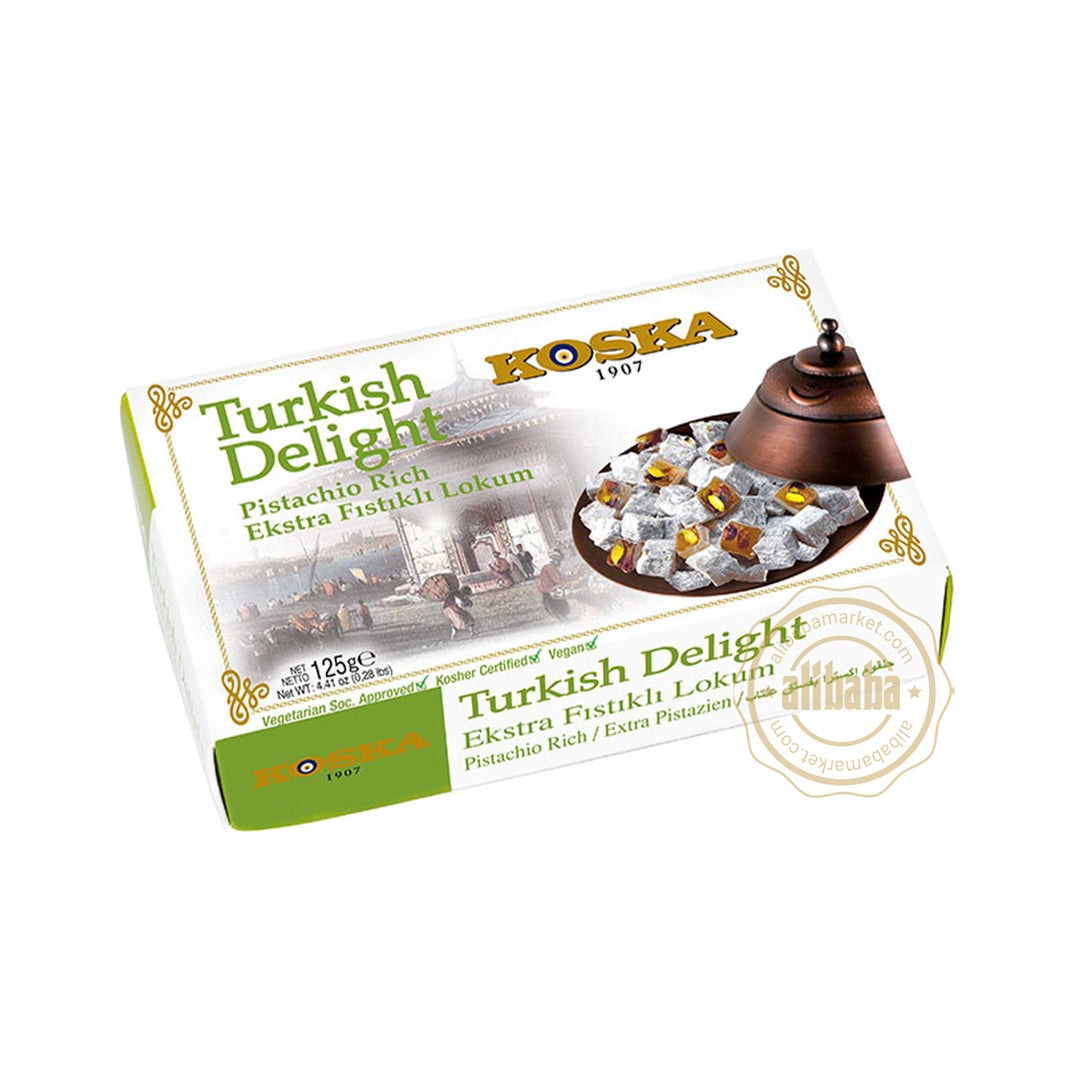 KOSKA TURKISH DELIGHT RICH PISTACHIO 125GR
