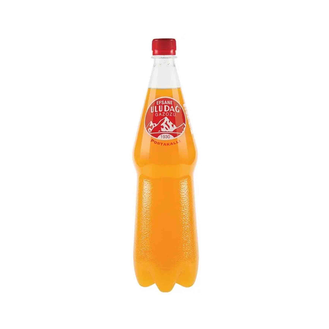 ULUDAG GAZOZ ORANGE 1LT PLASTIC - Altin Grocery Mineral Water Uludag