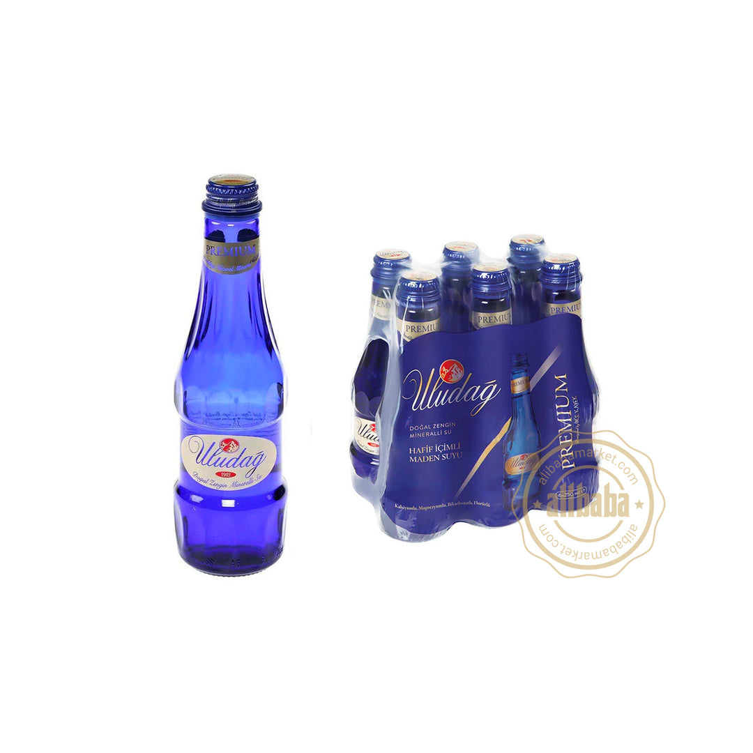ULUDAG PREMIUM MINERAL WATER 250ML GLASS X 6