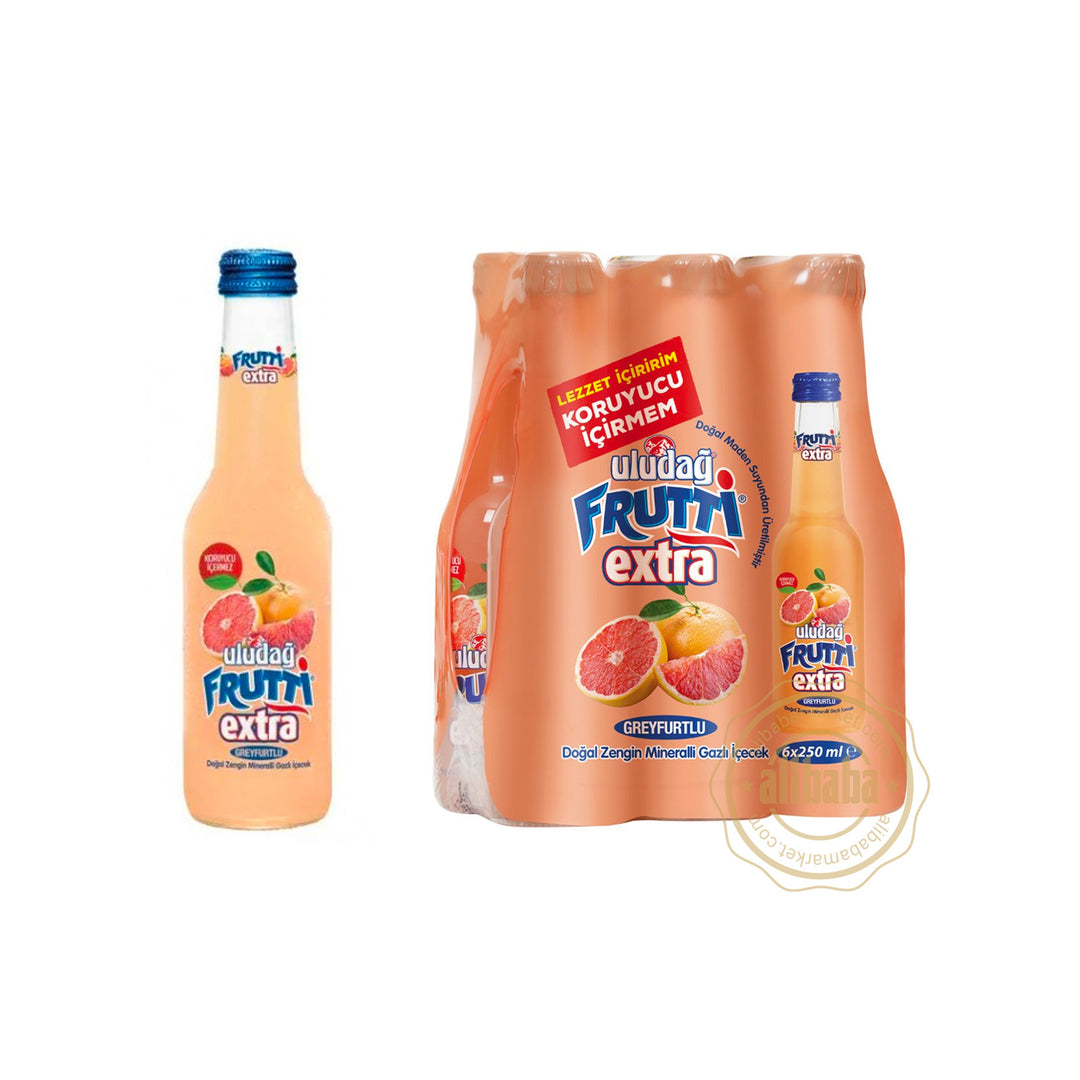 ULUDAG FRUTTI MINERAL WATER W GRAPEFRUIT 250ML x 6
