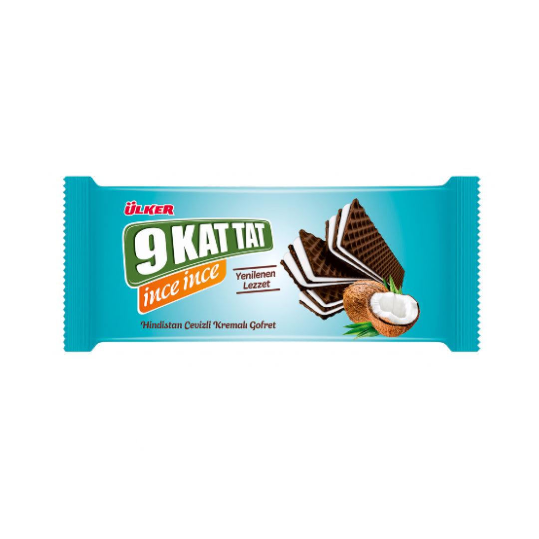 ULKER 9 KAT COCONUT 114GR - Altin Grocery Wafer Ulker