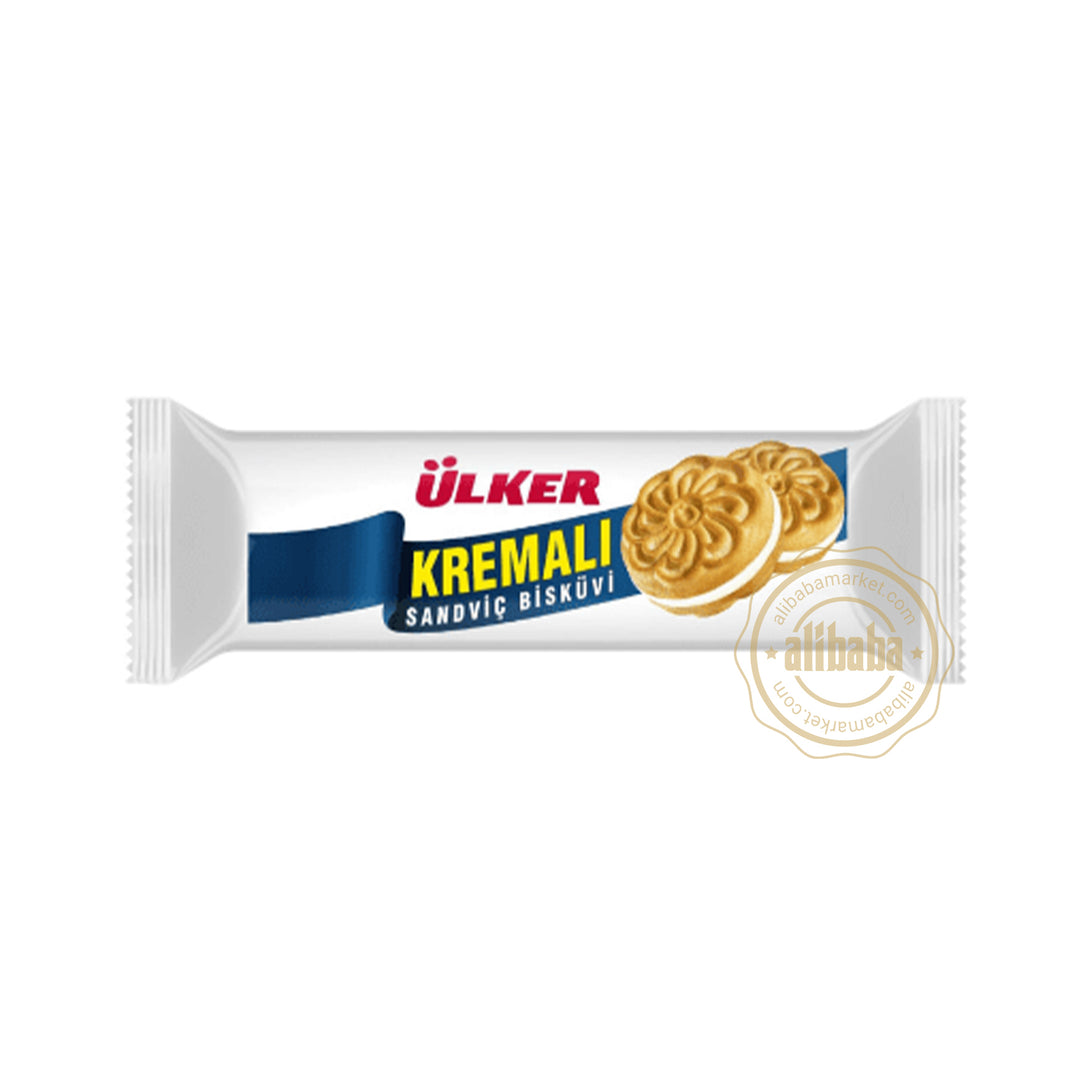 ULKER CREAM BISCUIT PLAIN 61GR - Altin Grocery Biscuits Ulker