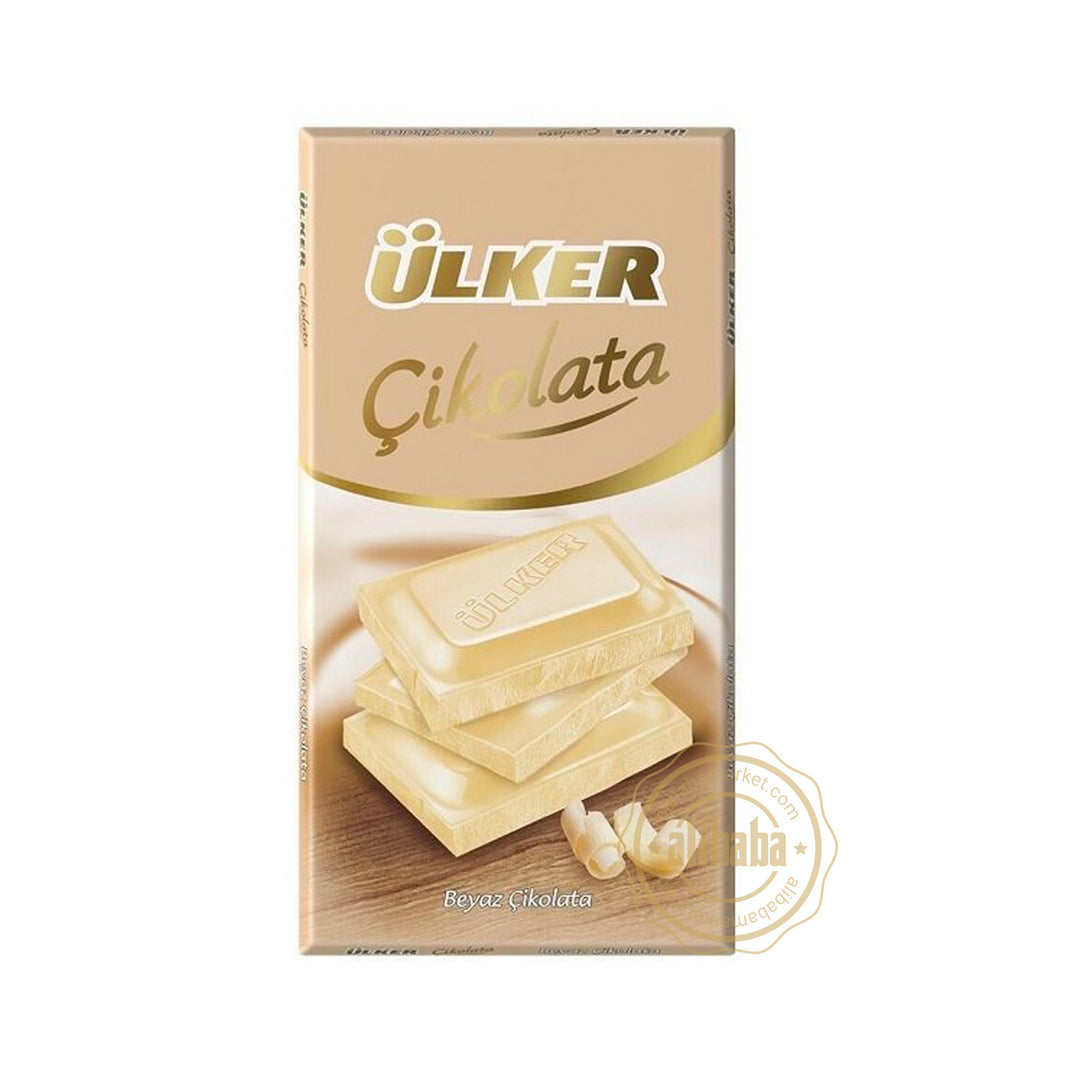 ULKER WHITE CHOCOLATE BAR 70GR