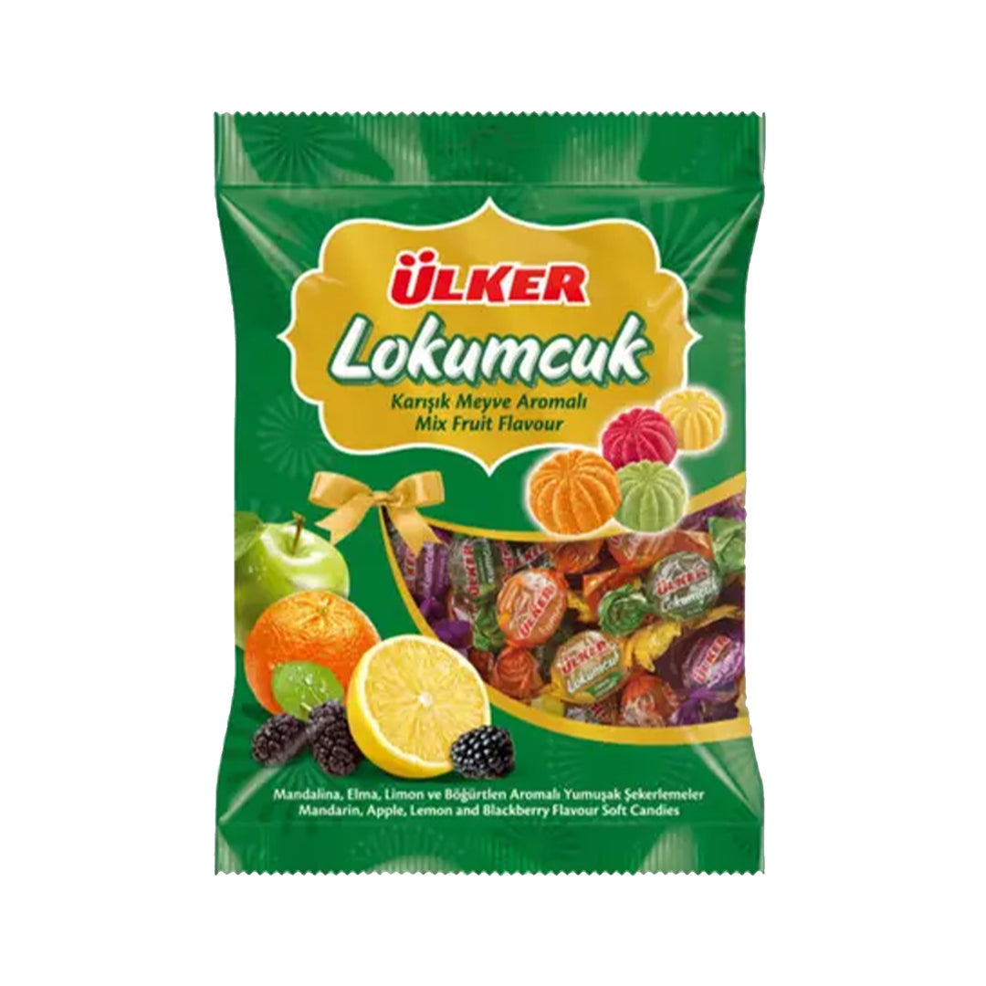 ULKER LOKUMCUK MIX FRUIT SOFT CANDY 350G - Altin Grocery Candy Ulker
