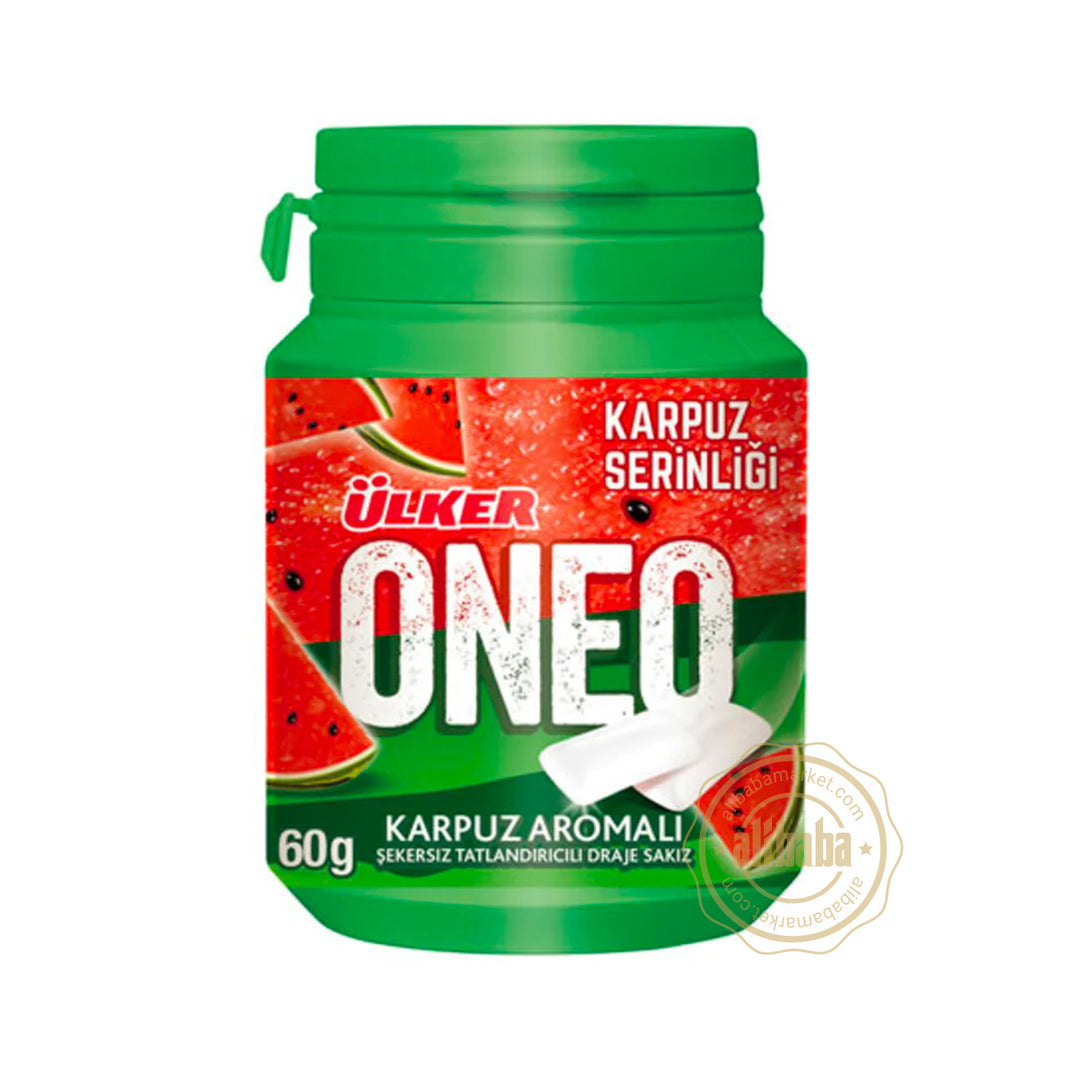 ULKER ONEO WATERMELON GUM 60G - Altin Grocery Gum Ulker