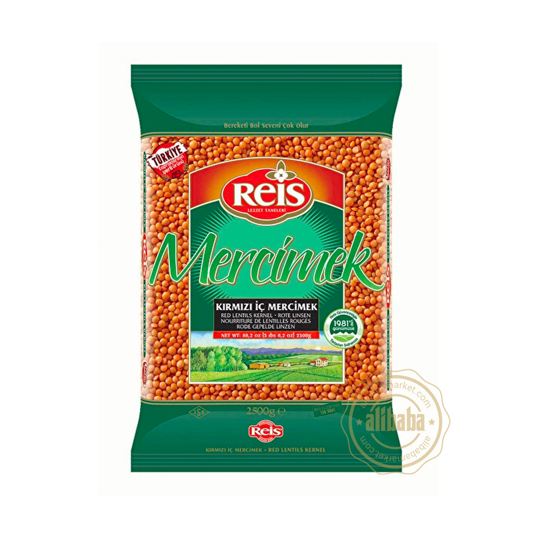 REIS RED SPLIT LENTIL 2.5KG - Altin Grocery Lentil Reis