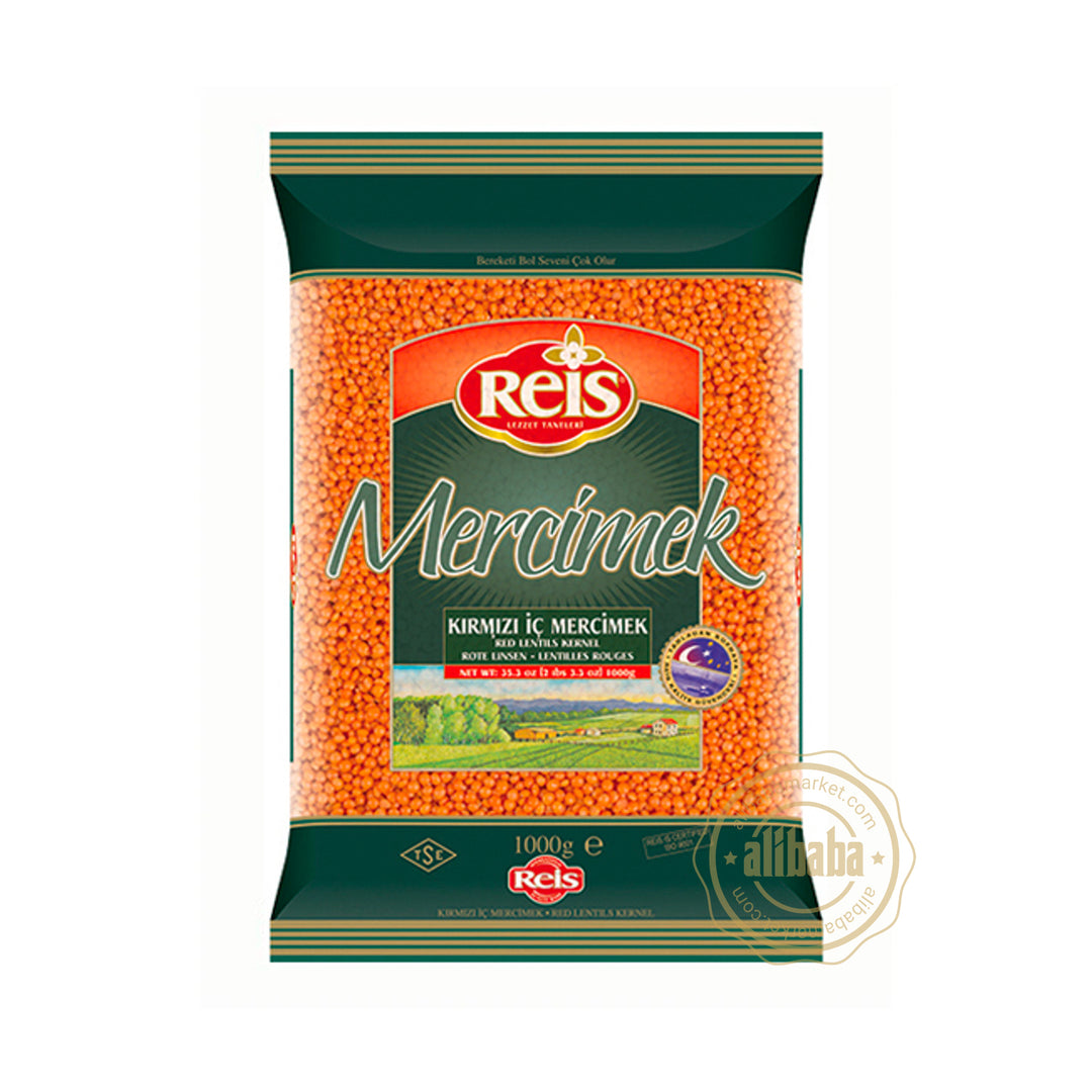 REIS RED SPLIT LENTIL 1KG - Altin Grocery Lentil Reis