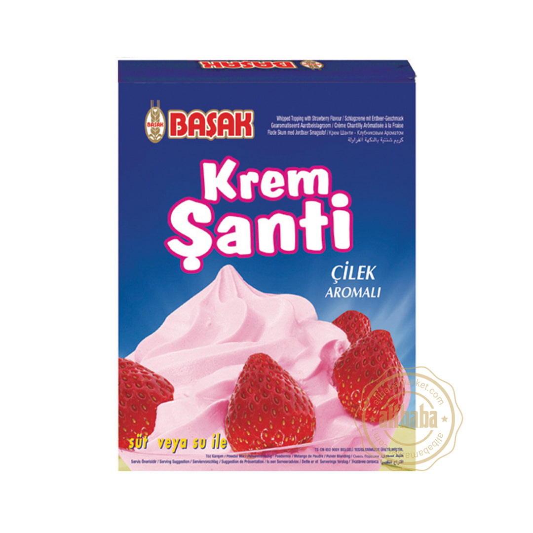BASAK WHIPPED CREAM STRAWBERRY 150GR