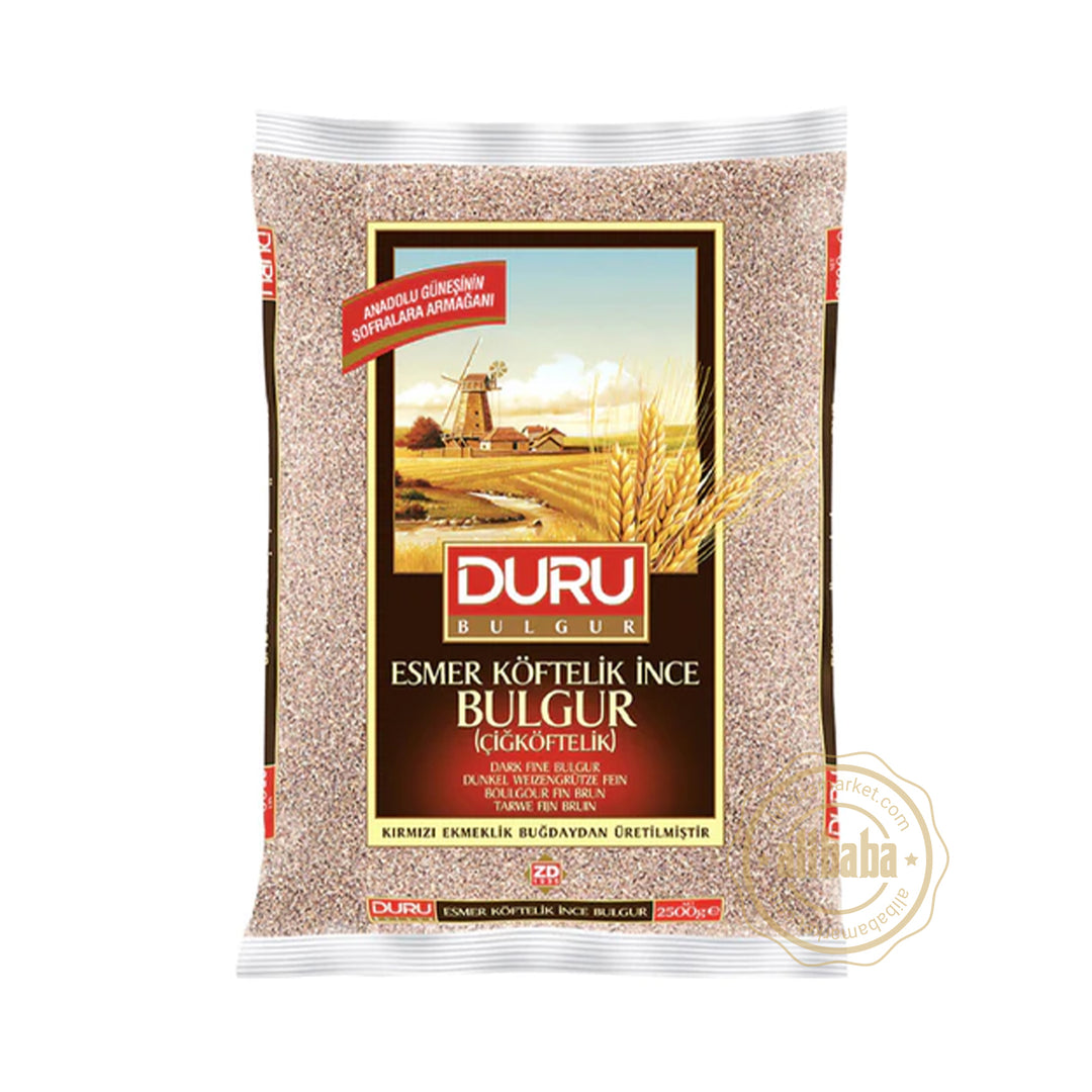 DURU BROWN FINE BULGUR 2KG - Altin Grocery Bulgur Duru