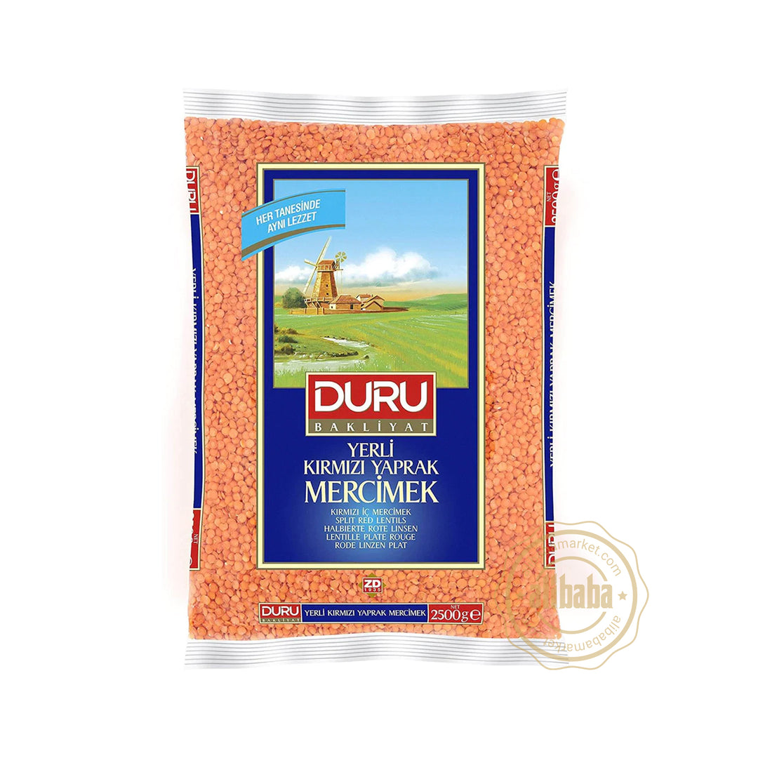 DURU SPLIT RED LENTIL 2KG - Altin Grocery Lentil Duru