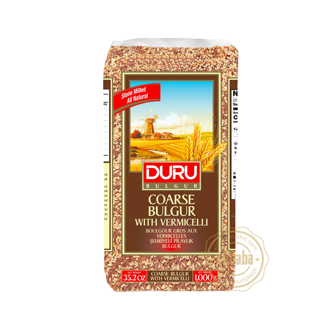 DURU COARSE BULGUR W VERMICELLI 1KG - Altin Grocery Bulgur Duru