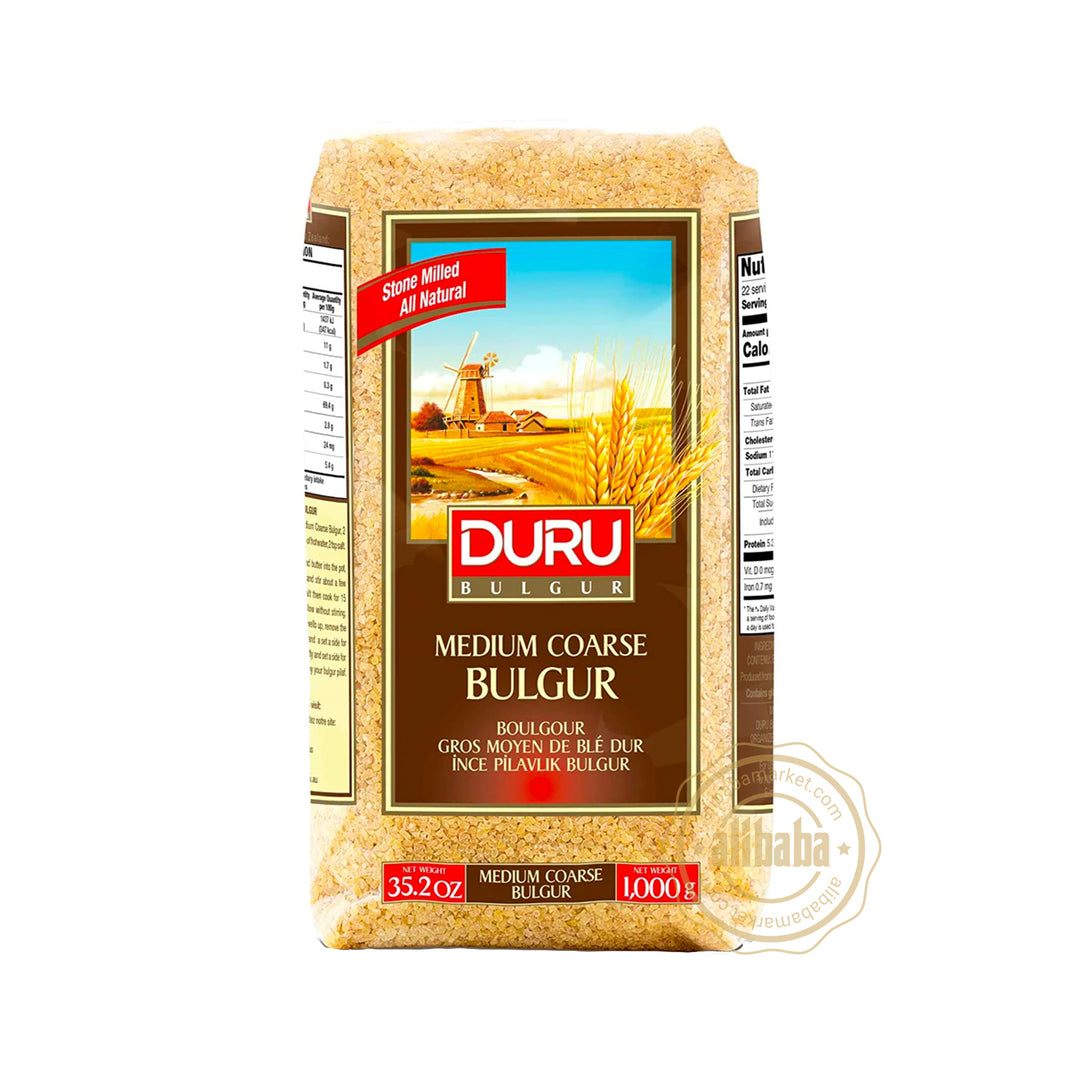 DURU MEDIUM COARSE BULGUR 1KG - Altin Grocery Bulgur Duru