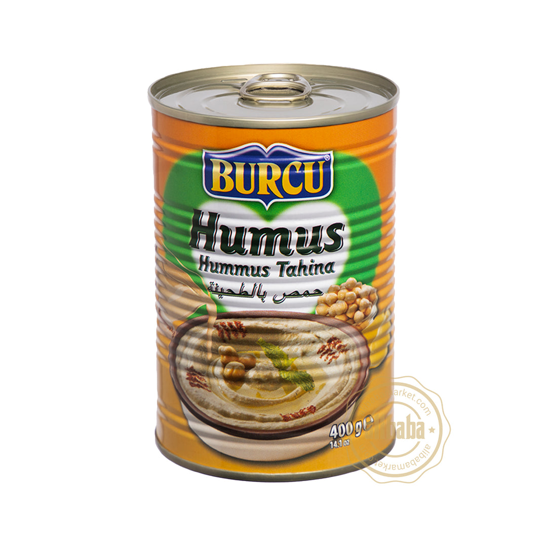 BURCU HUMMUS IN TIN BOX 400GR - Altin Grocery Ready Meal Burcu