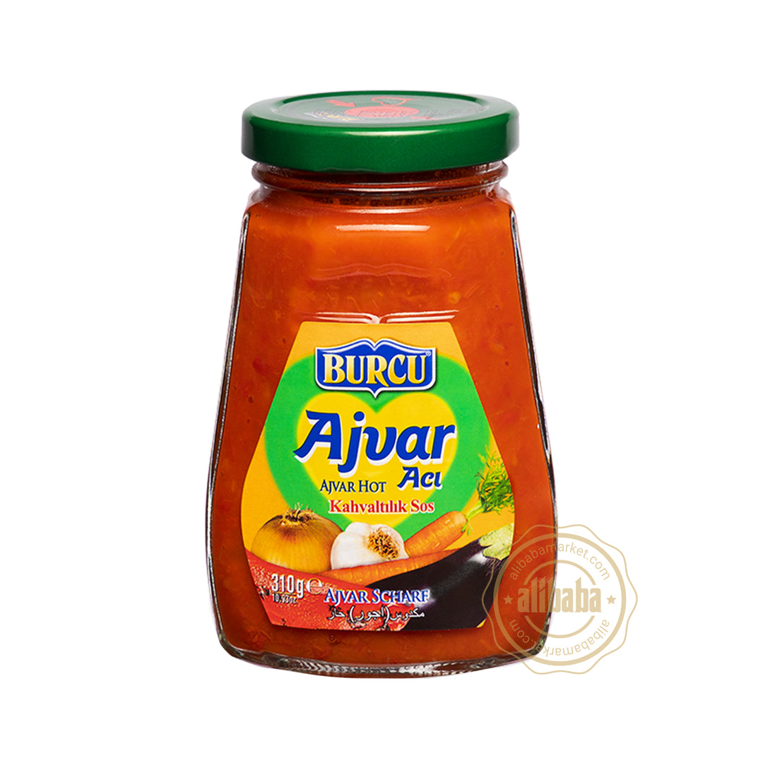 BURCU AJVAR HOT 310GR - Altin Grocery Spread Burcu