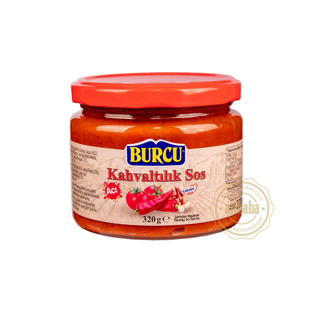 BURCU BREAKFAST SPREAD HOT (KAHVALTILIK SOS) 320G - Altin Grocery Spread Burcu