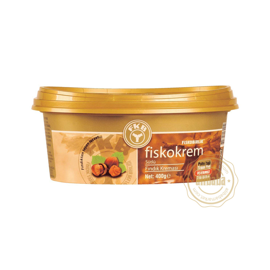 FISKOBIRLIK FISKOKREM HAZELNUT SPREAD W/MILK 400GR - Altin Grocery Spread Fiskobirlik