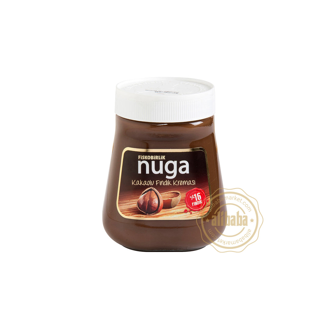 FISKOBIRLIK NUGA HAZELNUT SPREAD W/COCOA 700GR GLASS - Altin Grocery Spread Fiskobirlik
