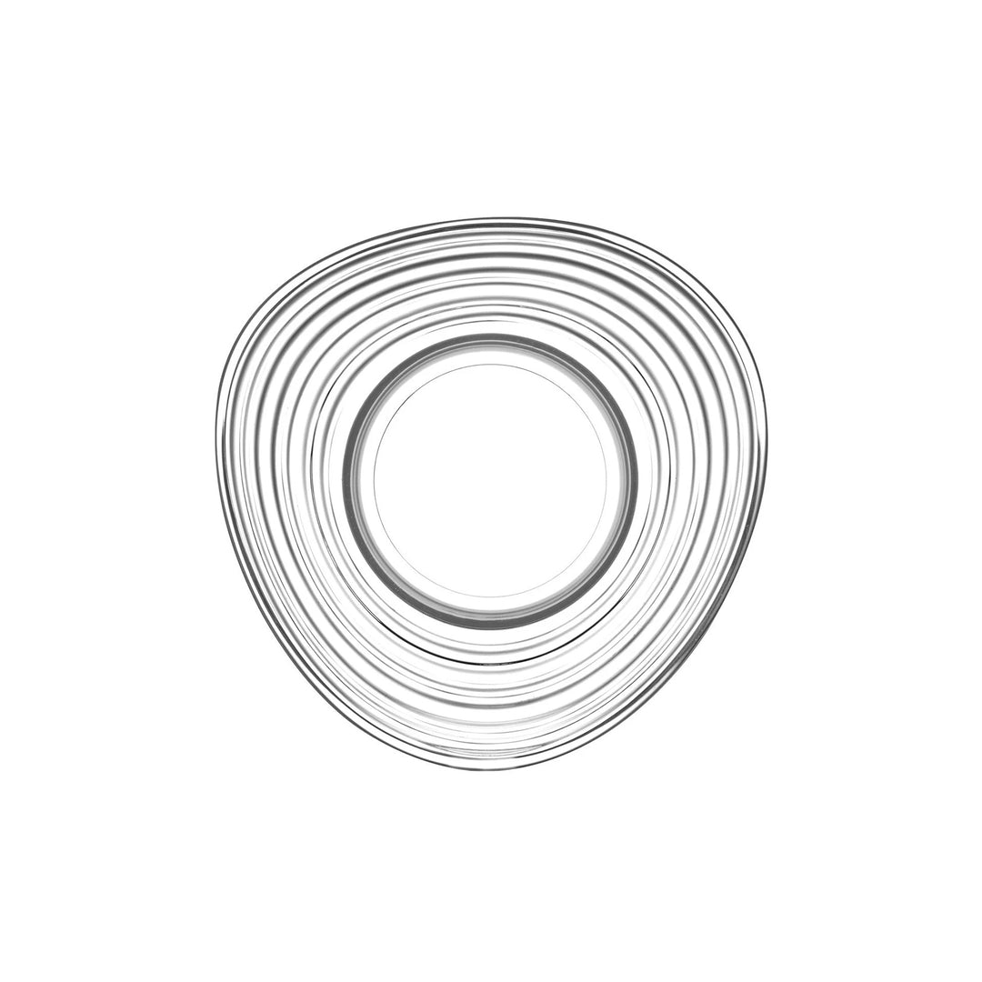 LAV GLASS TEA PLATE SET 6 PIECE DRN278 - Altin Grocery Saucer Lav