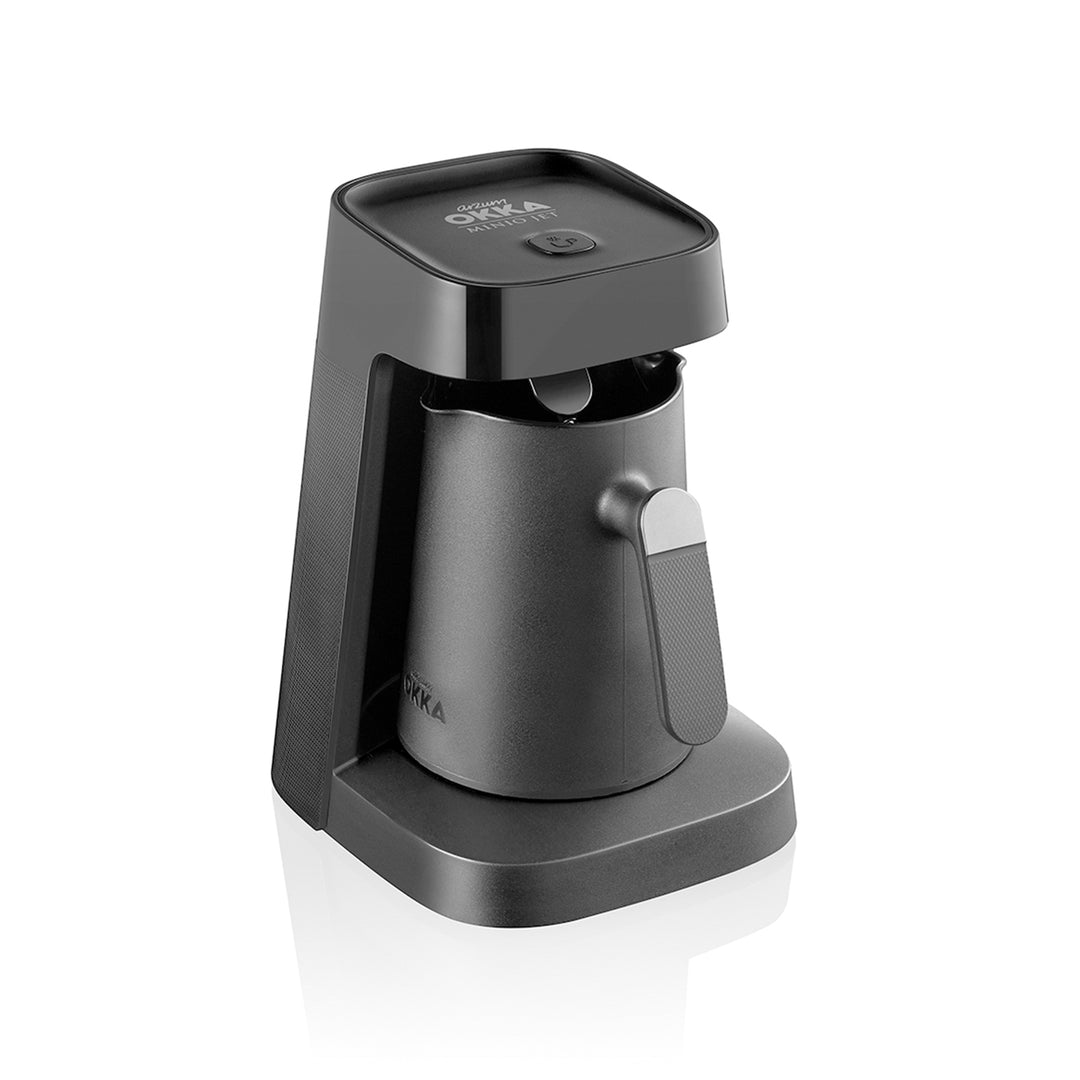 ARZUM OKKA JET TURKISH COFFEE MACHINE BLACK/CHROME - Altin Grocery Coffee Maker Arzum