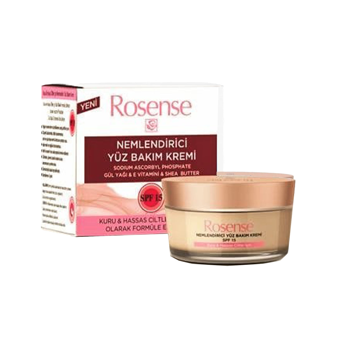 ROSENSE MOISTURIZING FACIAL CREAM (SENSITIVE SKIN) 50ML - Altin Grocery Facial Cream Rosense