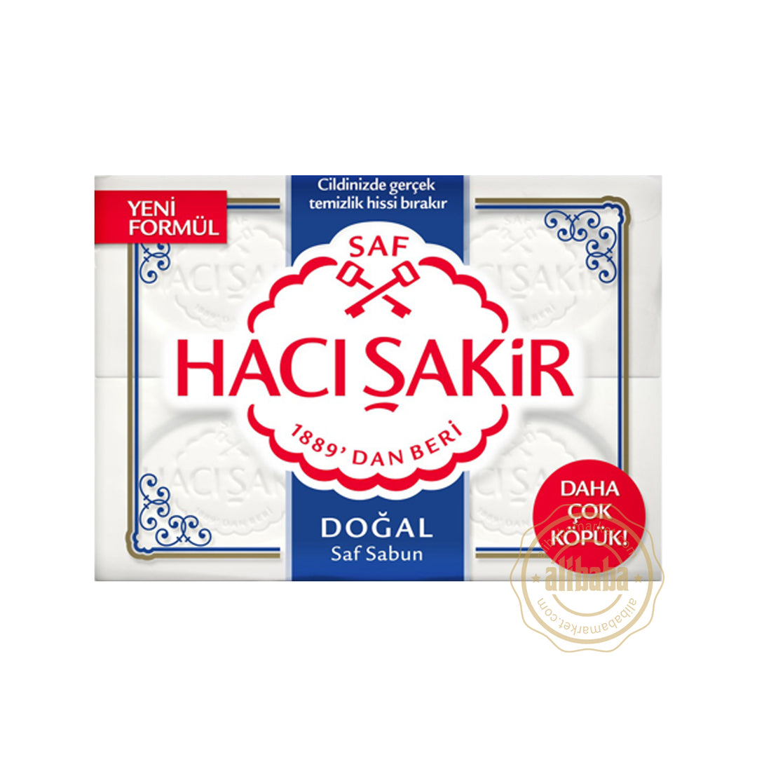 HACI SAKIR WHITE SOAP PURE NATURAL 600G
