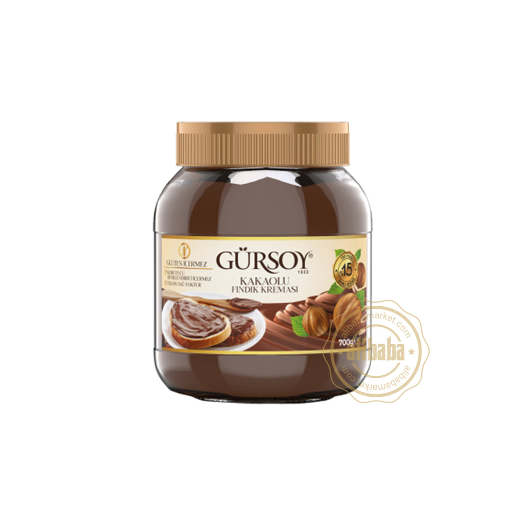 GURSOY COCOA HAZELNUT SPREAD 700G - Altin Grocery Spread Gursoy