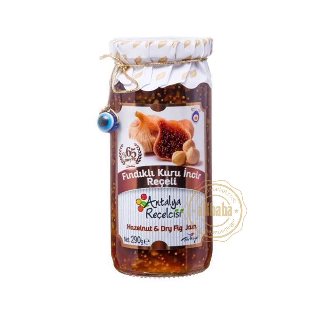 ANTALYA RECELCISI HAZELNUT&DRY FIG JAM 290GR %65 FRUIT - Altin Grocery Jam Antalya Recelcisi