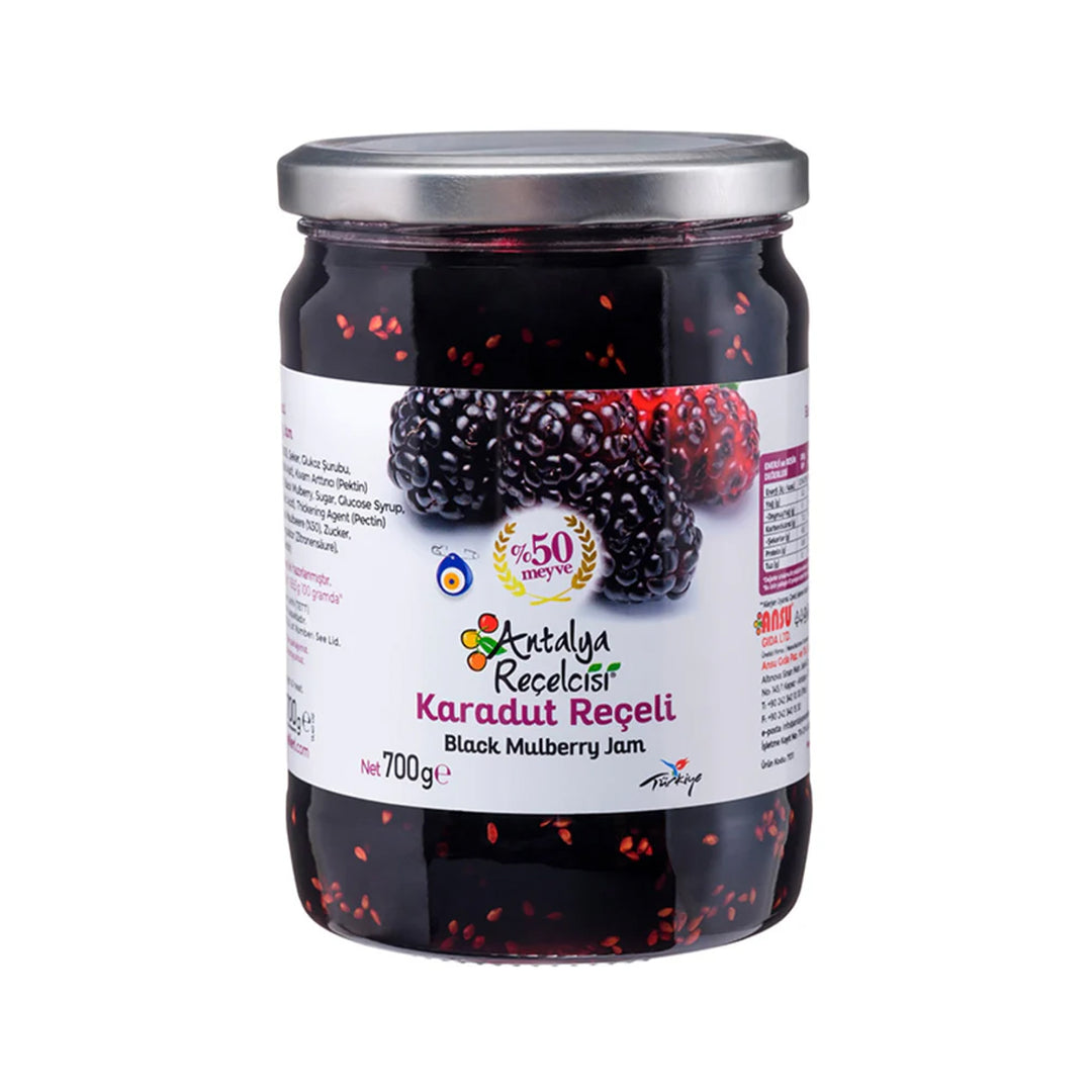 ANTALYA RECELCISI BLACK MULBERRY JAM 700GR - Altin Grocery Jam Antalya Recelcisi