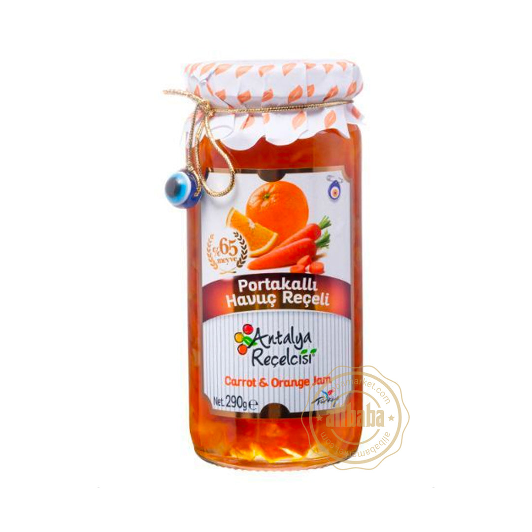 ANTALYA RECELCISI ORANGE W CARROT JAM 290GR %65 FRUIT - Altin Grocery Jam Antalya Recelcisi