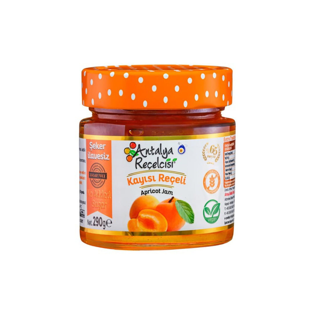 ANTALYA RECELCISI NO ADDED SUGAR APRICOT JAM 290G - Altin Grocery Jam Antalya Recelcisi
