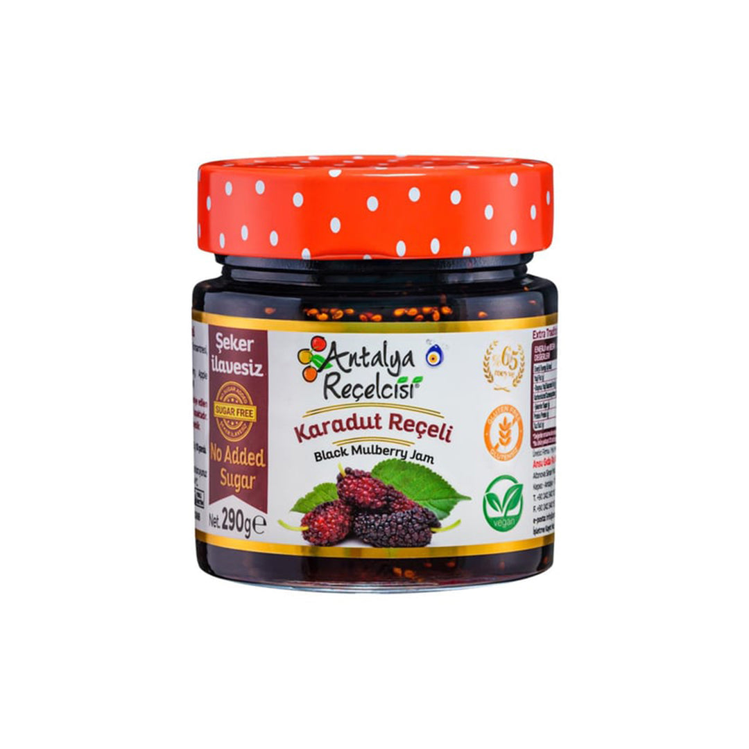 ANTALYA RECELCISI NO ADDED SUGAR BLACK MULBERRY JAM 290G - Altin Grocery Jam Antalya Recelcisi