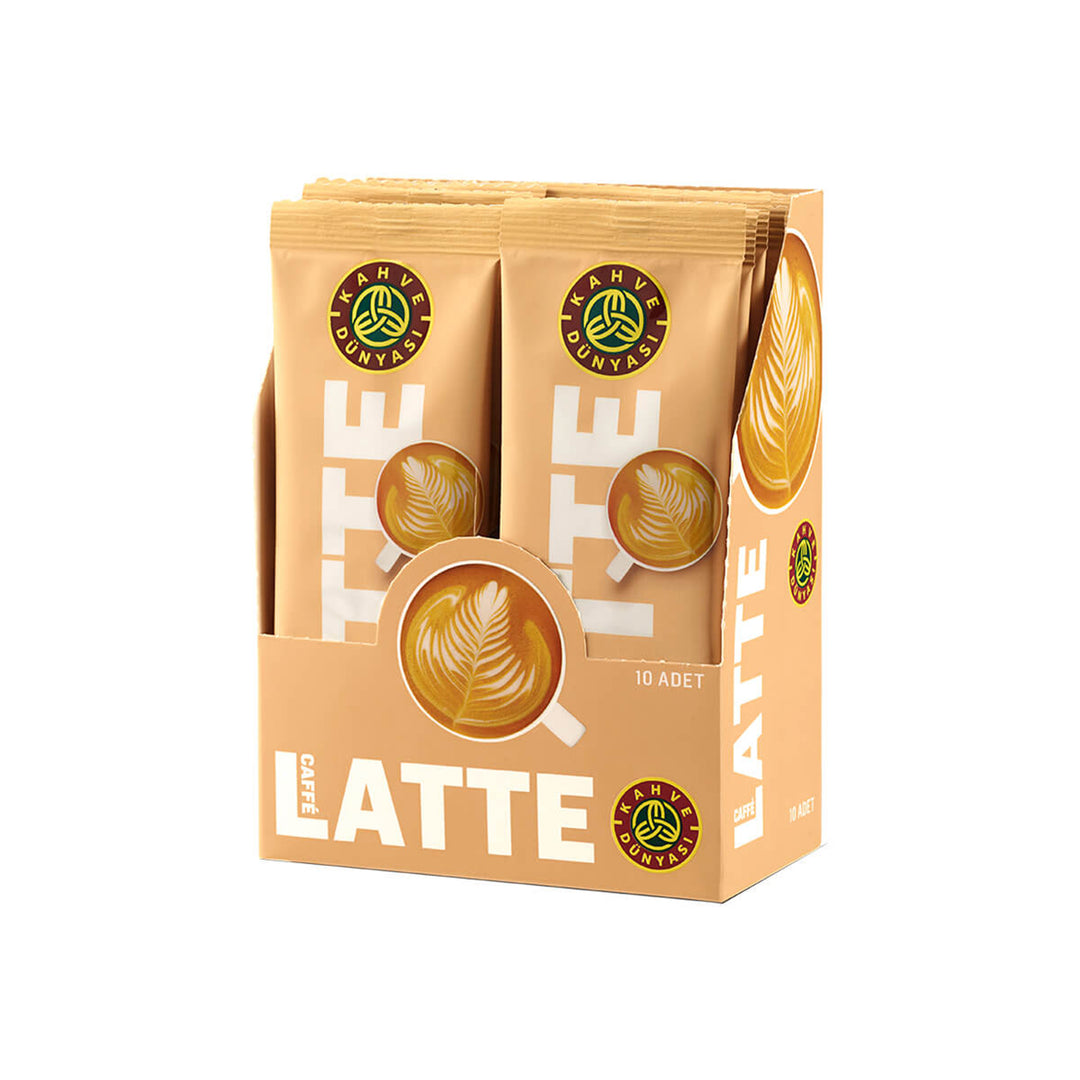KAHVE DUNYASI CAFE LATTE 15G - Altin Grocery Coffee Kahve Dunyasi