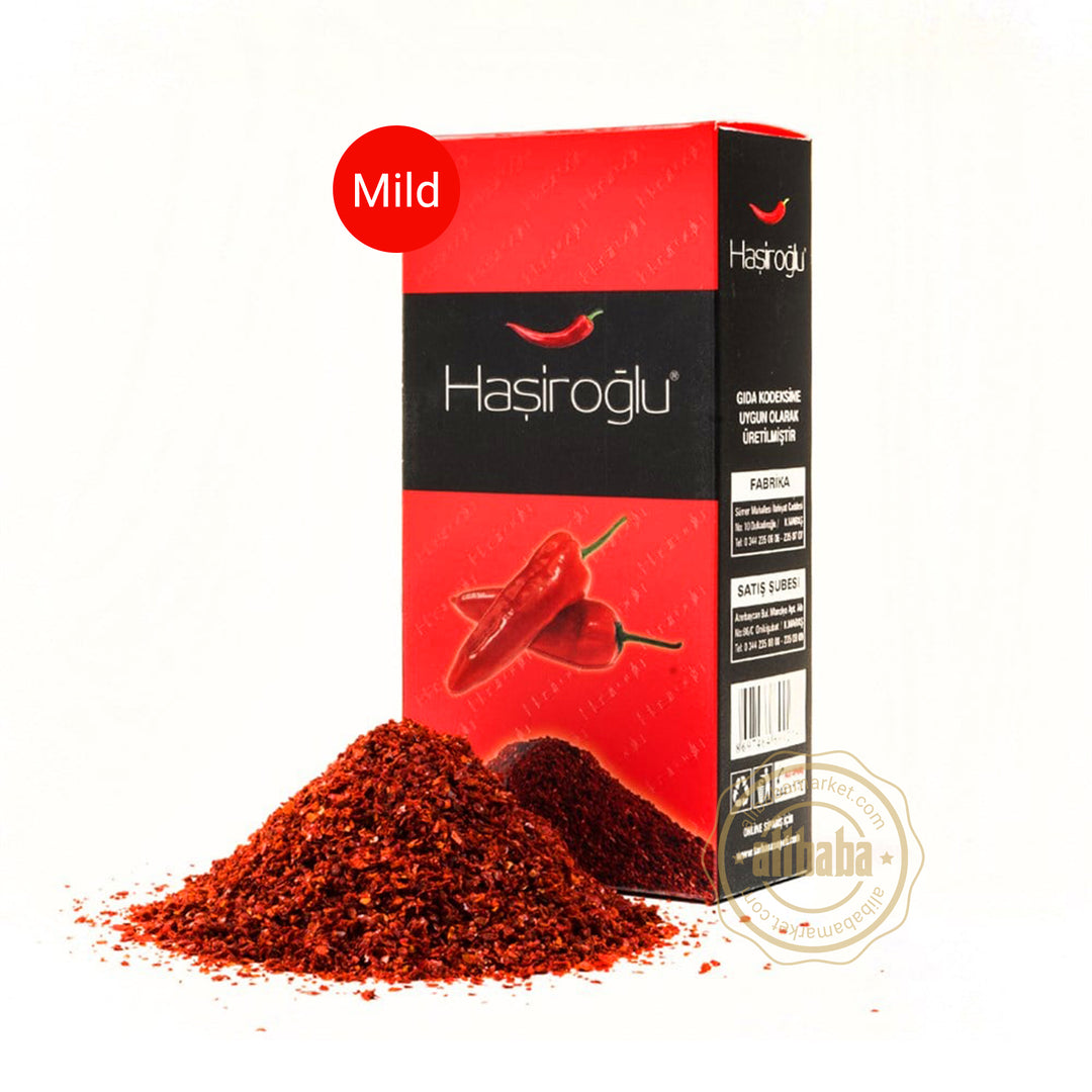 HASIROGLU RED PEPPER FLAKES MILD 500GR - Altin Grocery Spice Hasiroglu