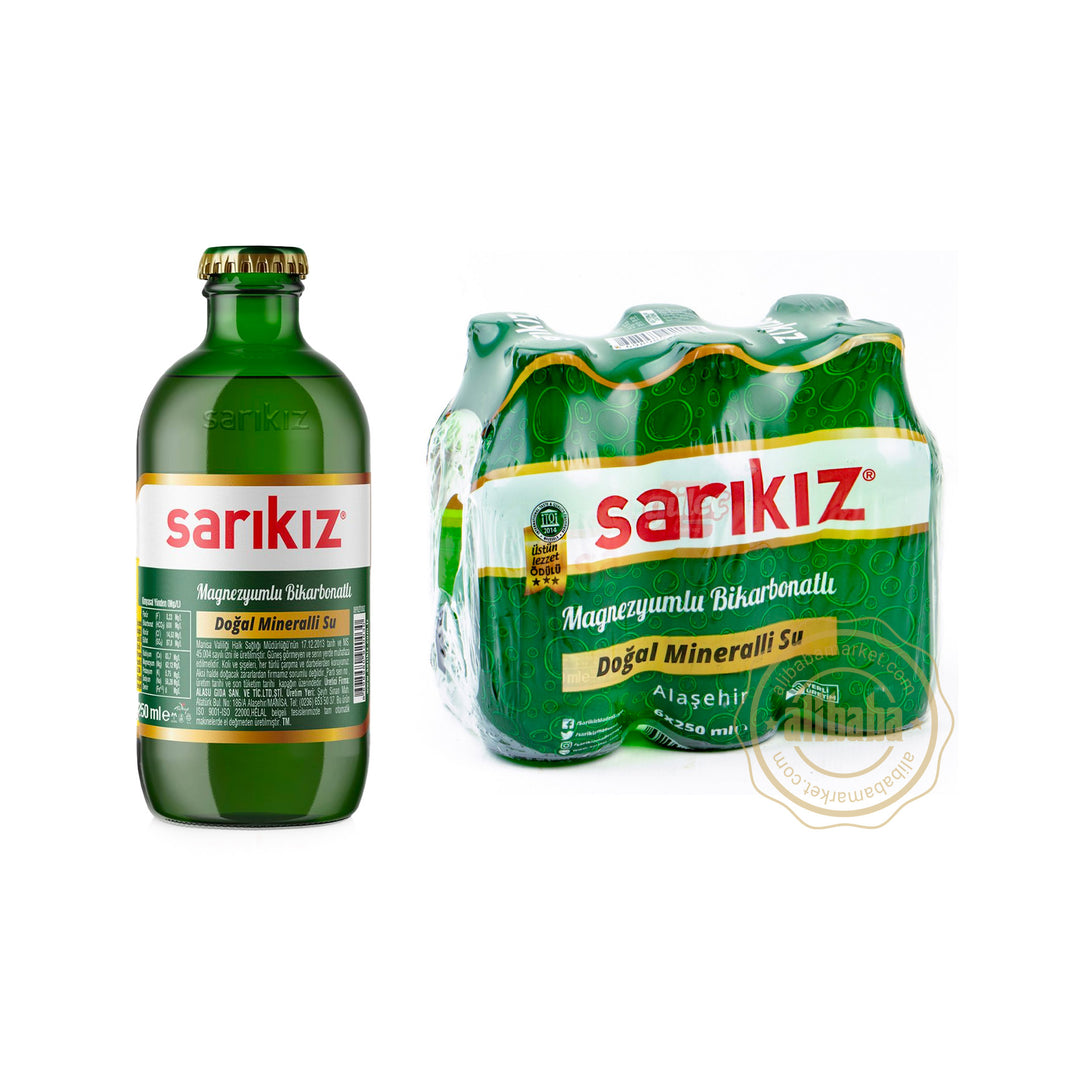 Sarikiz Mineral Water 250ml Glass x 6