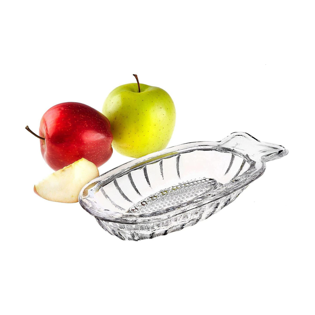 VIDREX GLASS APPLE GRATER 20x10CM - Altin Grocery Grater Altin Grocery