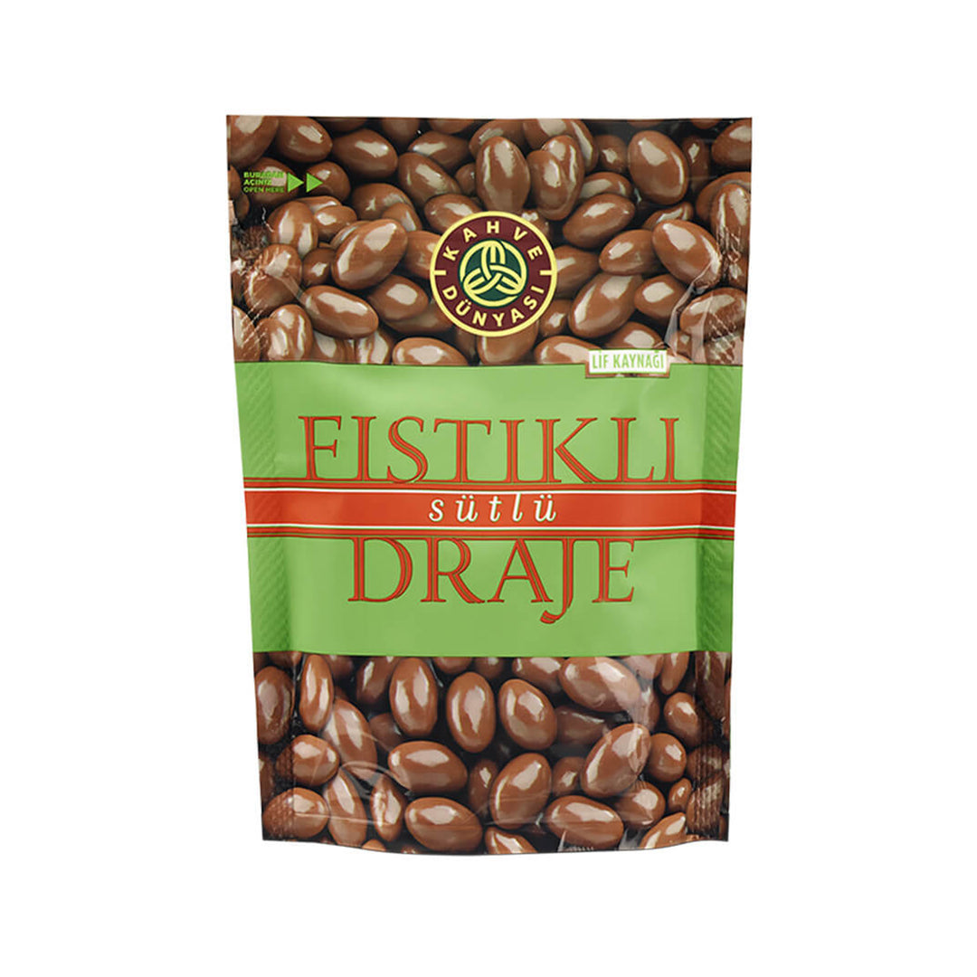 KAHVE DUNYASI PISTACHIO DRAGEE 120G - Altin Grocery Chocolate Kahve Dunyasi
