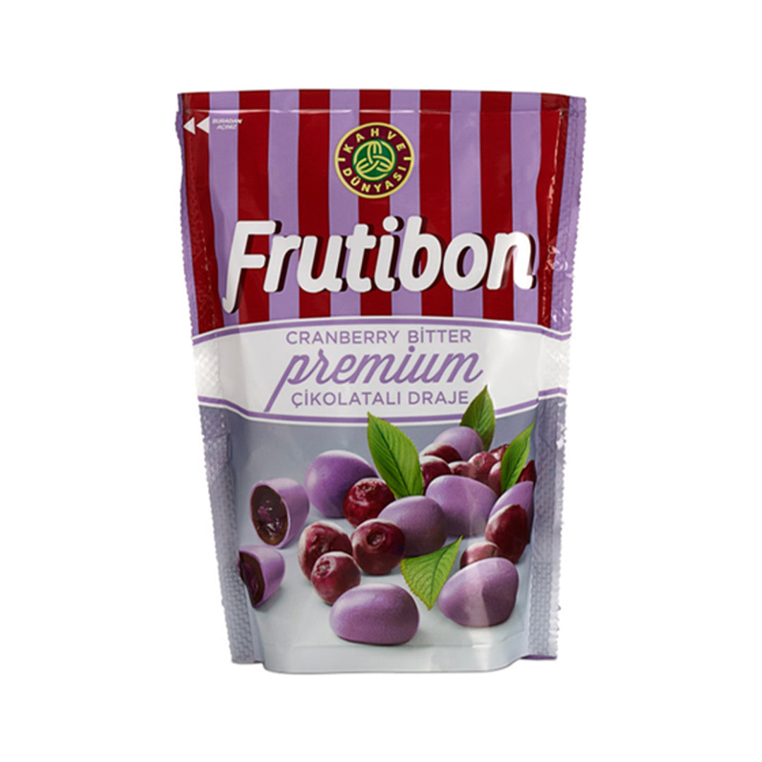 KAHVE DUNYASI FRUTIBON CRANBERRY 100GR - Altin Grocery Chocolate Kahve Dunyasi