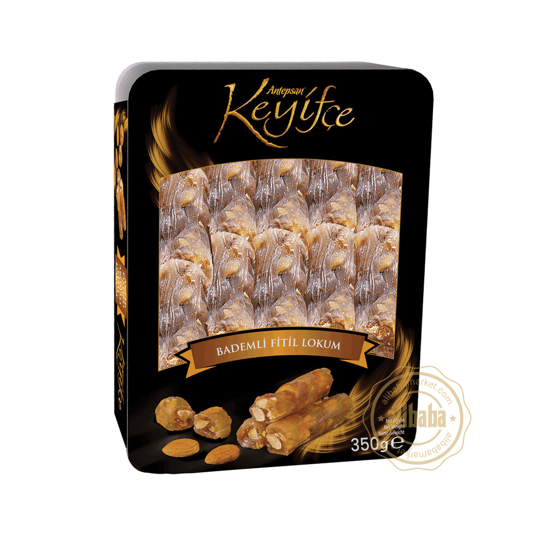 KEYIFCE TURKISH DELIGHT WITH ALMOND 350GR