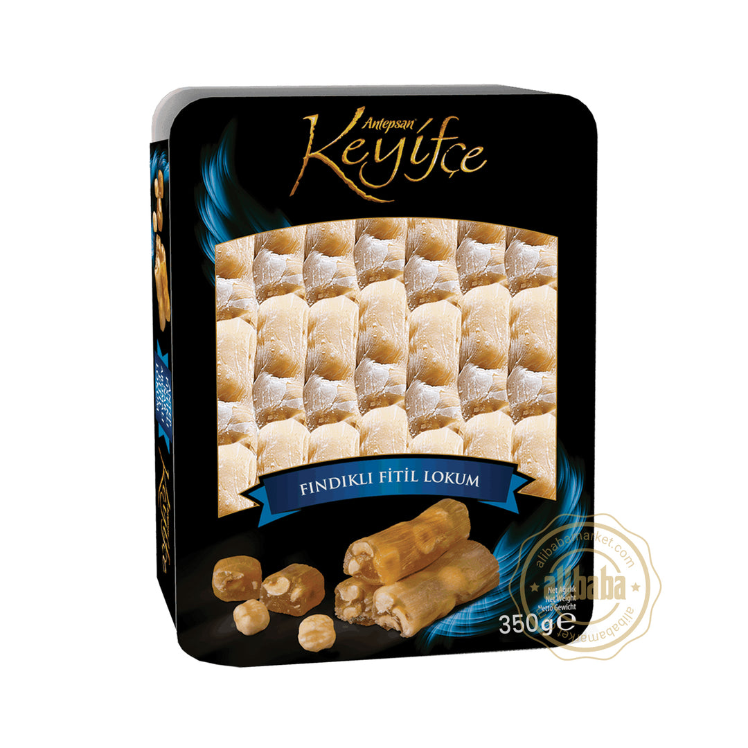 KEYIFCE TURKISH DELIGHT WITH HAZELNUT 350GR