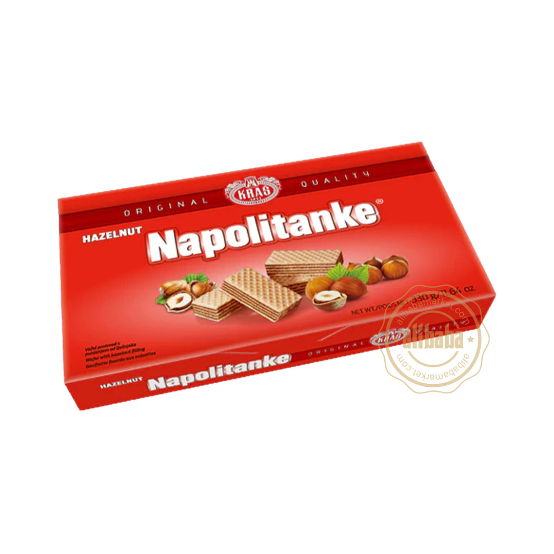 KRAS NAPOLITANKE HAZELNUT WAFERS 330 G - Altin Grocery Wafer Kras
