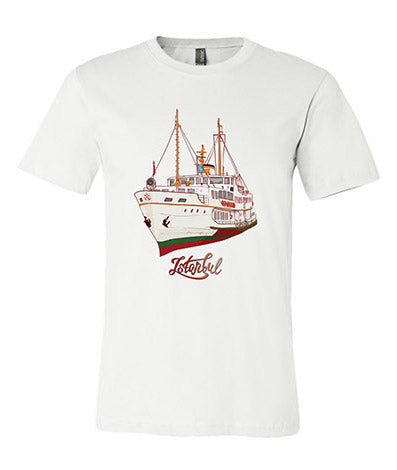 ISTANBUL FERRY T-SHIRT - Altin Grocery T-Shirt Altin Grocery