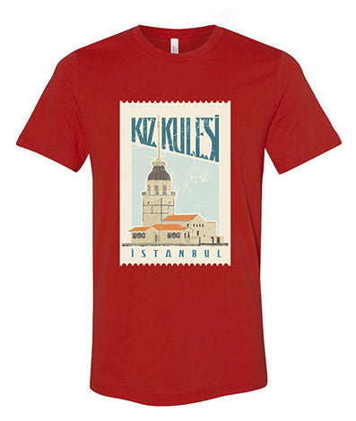 ISTANBUL MAIDEN'S TOWER KIZ KULESI T-SHIRT - Altin Grocery T-Shirt Altin Grocery