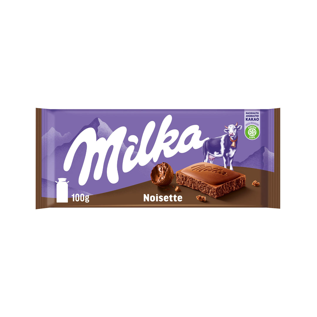 MILKA NOISETTE CHOCOLATE 100GR