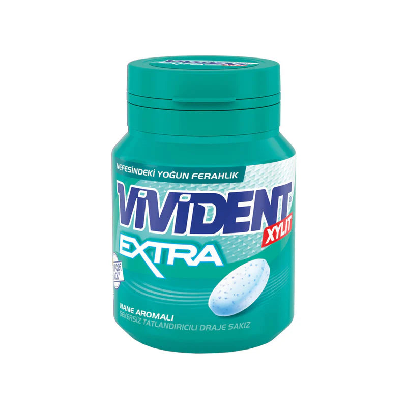 VIVIDENT XYLIT EXTRA GUM W GREEN MINT 67G - Altin Grocery Gum Vivident